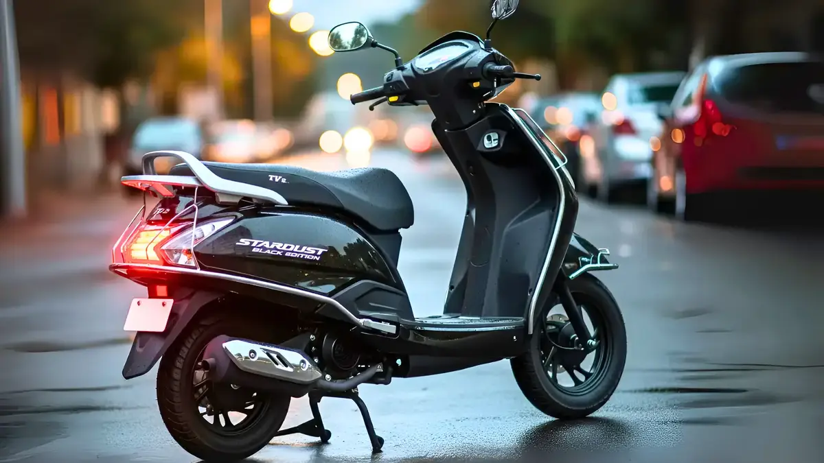 TVS Jupiter Stardust Black Edition – Bold Looks, 60 kmpl, and Amazing Features at ₹79,999